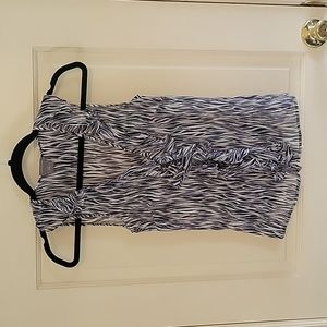 Ann Taylor sheere ruffel top, size sx